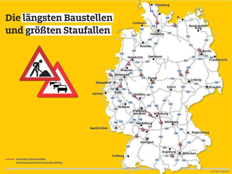 538 Baustellen Auf Deutschlands Autobahnen – Bustreff.de – Busmagazin